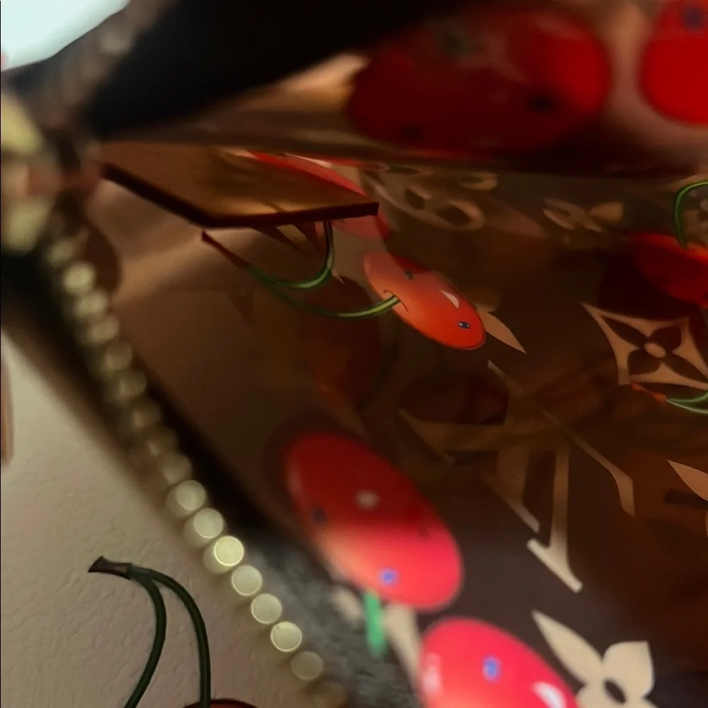 Murakami Louis Vuitton Cherry Brown and Red Clutch/Crossbody bag 2025 - Picture 6 of 9